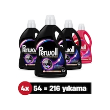 Hassas Bakım Sıvı Çamaşır Deterjanı 2.97l 4'lü Set : X3 Siyah, X1 Renkli