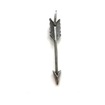 Omar Silver Unisex Ok Figürlü Kolye Ucu Oksitli Gümüş Omr8645 (498401608)
