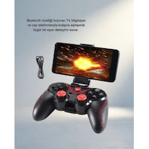 Ergonomik Kablosuz Bluetooth Gamepad Tv Pc Telefon Uyumluluğu