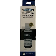 Perfıx Hp Gt51bk X4e40ae Siyah Şişeli Mürekkep 90ml