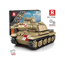 Reobrix 77034 World Of Tanks Pudel Panter Tankı Yaratıcı Yapı Blok Seti Building Blocks - 969 Parça