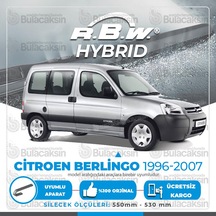 Rbw Hybrid Citroen Berlingo 1996-2007 Ön Silecek Takımı - Hibrit