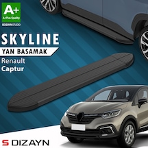 S-dizayn Renault Captur Skyline Siyah Yan Basamak 173 Cm 2013-2020 A+ Kalite