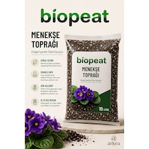 Menekşe Toprağı 10 Litre Menekşe Ve Salon Bitkileri İçin Hava Geçirgen Özel Karışım 1000