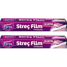 Kesme Bıçaklı 50m Streç Film İkili Paket