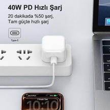 Lexroo Yk94 40w Pd Destekli Type-c Hızlı Şarj Cihazı Standart