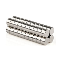 30 Adet Çap 8Mm X Kalınlık 5Mm Güçlü Yuvarlak Neodyum Mıknatıs