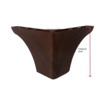 Homdep Lüks Mobilya Koltuk Kanepe Baza Tv Ünitesi Yükseltme Ayakları- 4 Adet- Kahverengi