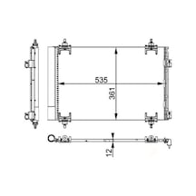 MGA 82131 Klima Radyatörü 307 00- 308 07- 408 11- 3008 09- 5008 09- Rcz 10- Partner 08- / C4 10- Ds4 11- Ds5 11- Berlingo 08-
