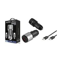 Auris Oto Çakmaklık 45 W Araç Şarj Cihazı Seti 2 Port Pd + Typec