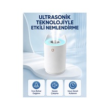 Astraltech Hava Nemlendirici Ultrasonik Aroma Difüzör 7 Renk Led Işıklı Gece Lambası