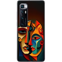 Xiaomi Mi 10 Pro Uyumlu Şeffaf Kılıf Tablo 6 Tasarımlı