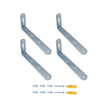 Mr.bracket Deprem Güvenliği Dolap Sabitleme Aparatı Seti 20x60x140mm - Mobilya Gardırop Portmanto Şifonyer Eşya Du Diğer