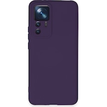 Uryport Xiaomi Mi 12t Pro Kılıf Nano İçi Kadife Silikon - Mor
