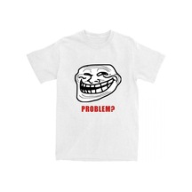 Tarzsokak Beyaz Trollshirt Rage Komik Komik Anime Hip Hop Başar Üstleri Yaz