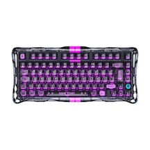 Gravastar Mercury V75 Rgb Manyetik Switch Türkçe Q Transparent Black Kablolu Gaming Klavye