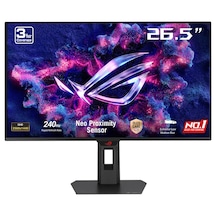 Asus Rog Strix Oled Xg27aqdmesz 26.5 İnç 240hz 0.03ms 2k Qhd Adaptive Sync Qd-oled Pivot Gaming Monitör