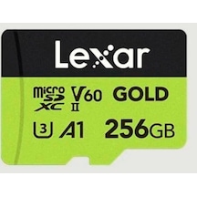 Lexar 256 GB V60 A1 Professional Gold MicroSD UHS II Hafıza Kartı