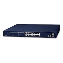 Planet Pl-gs-4210-16t2s 16 Port 10/100/1000base-t 2 Sfp Yönetilebilir Rack Mount Switch