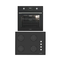Termikel BO O64D5C B - BH P7144C B Ankastre Set Siyah