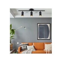 Led Spot Led Avize Hareketli Avize Gün Işığı Ampullü Siyah