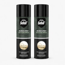 Selsil Silikon Sprey 500 Ml Şeffaf Yağlayıcı Su İtici Ve Ses Önleyici Bakım Spreyi 2 Adet