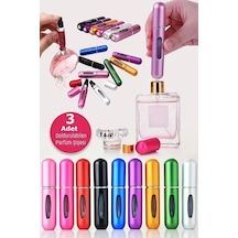 Doldurulabilir Mini Parfüm Şişesi Renkli Cep Sprey Parfüm Şişesi 4 ML