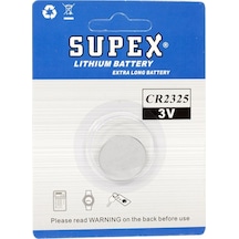 Supex Extra Long Battery CR2325 3V Lityum Pil