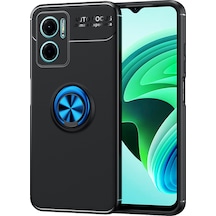 Xiaomi Redmi Note 11E Kılıf Lens Korumalı Yüzüklü Soft Silikon