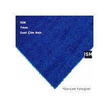 Ism - Suni Yapay Çim Balkon Halı - 7Mm - Lacivert Renk