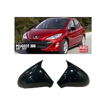 Peugeot 308 Batman Yarasa Ayna Kapağı Piano Black 2007-2013