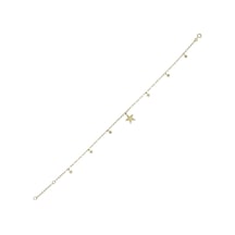 Altın Yıldız Bileklik T069696 Sarı Altın