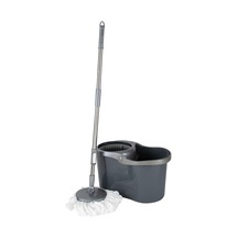 Kendinden Sıkma Paspas Ve Kova Seti, 16 Litre, Gri