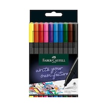 Faber Grip Finepen 0,4 Mm 10 Lu 151610 Çok Renkli