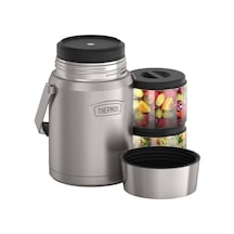 Thermos Icon Mega İki Katlı Yemek Termosu 1.4 Litre Gri
