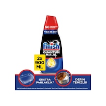 Finish Quantum Max Bulaşık Makinesi Deterjanı Jel 2x900 Ml Limon