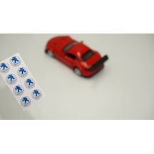 Peugeot Logo Jant Torpido Direksiyon 9mm Damla Sticker Logo  Seti