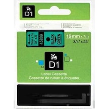Dymo -45809 Yeşil Üzerine Siyah Uyumlu Etiket