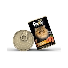 Foxy Ekstra Somon Etli Pate Konserve Yetişkin Kedi Maması 400 G