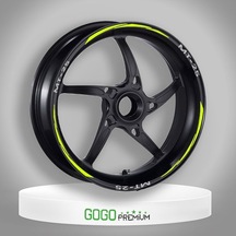 Florasan Sarı Yamaha Mt-25 Uyumlu 1 Set Jant Şeridi