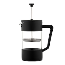 Ev El Yapımı Kahve Fransız Filtre Pres Cam Çay Makinesi Siyah 1000ML