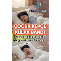 1-5 Yaş Çocuk Kepçe Kulak Bandajı - Yenidoğan Kulak Düzleştirme, Kulak Koruma, Yumuşak Konforlu.