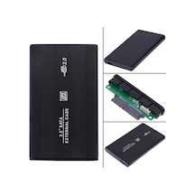Vigor 2.5" Sata Harddisk Kutusu Sata Ssd Hdd Usb 2.0 Kutu Siyah