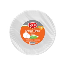 Roll-up Party Dreams Karton Tabak Beyaz 10'lu 22 Cm 2 Adet Çok Renkli