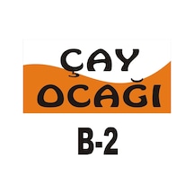 Iş Güvenliği Pvc Dekota Uyarı - Ikaz Levhası Çay Ocağı Yazılı (261306404)