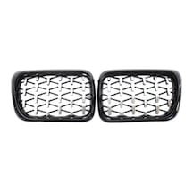 Autogp Bmw E36 Diamond Ön Panjur Izgara Pianoblack Çerçeve Cmbme36db-pı