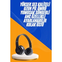 Wireless - 800 - 5.0 Bluetooth Kablosuz Kulaklık Anc Özellikli Kulak - Flzdgnkr - Üstü Ayarlanabilir