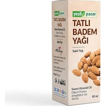 Yeşil Pazar Tatlı Badem Yağı 50 ML