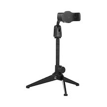 Folinda Telefon Tutucu: Çok Fonksiyonlu, Genişletilebilir, Döner, Ev & Masaüstü, Canlı Yayın İçin Pratik Ayarlanabilir Tripod Siyah