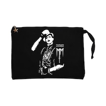 Marilyn Manson Body Siyah Clutch Astarlı Cüzdan / El Çantası Siyah